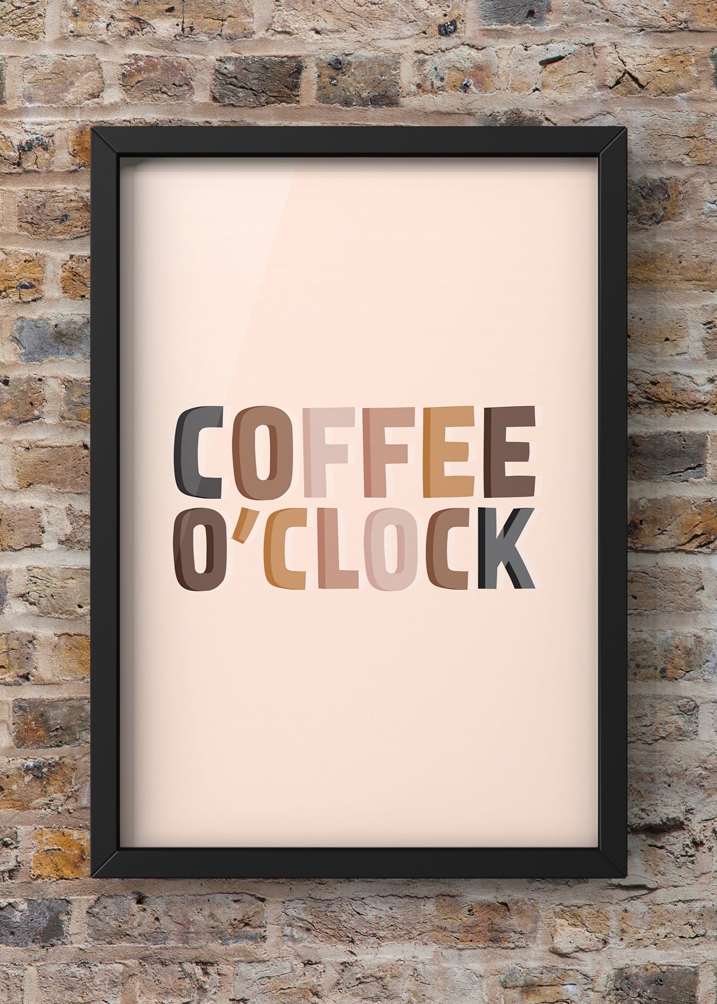 Coffee O'Clock Quote Print from Krankie Kerr-Dineen