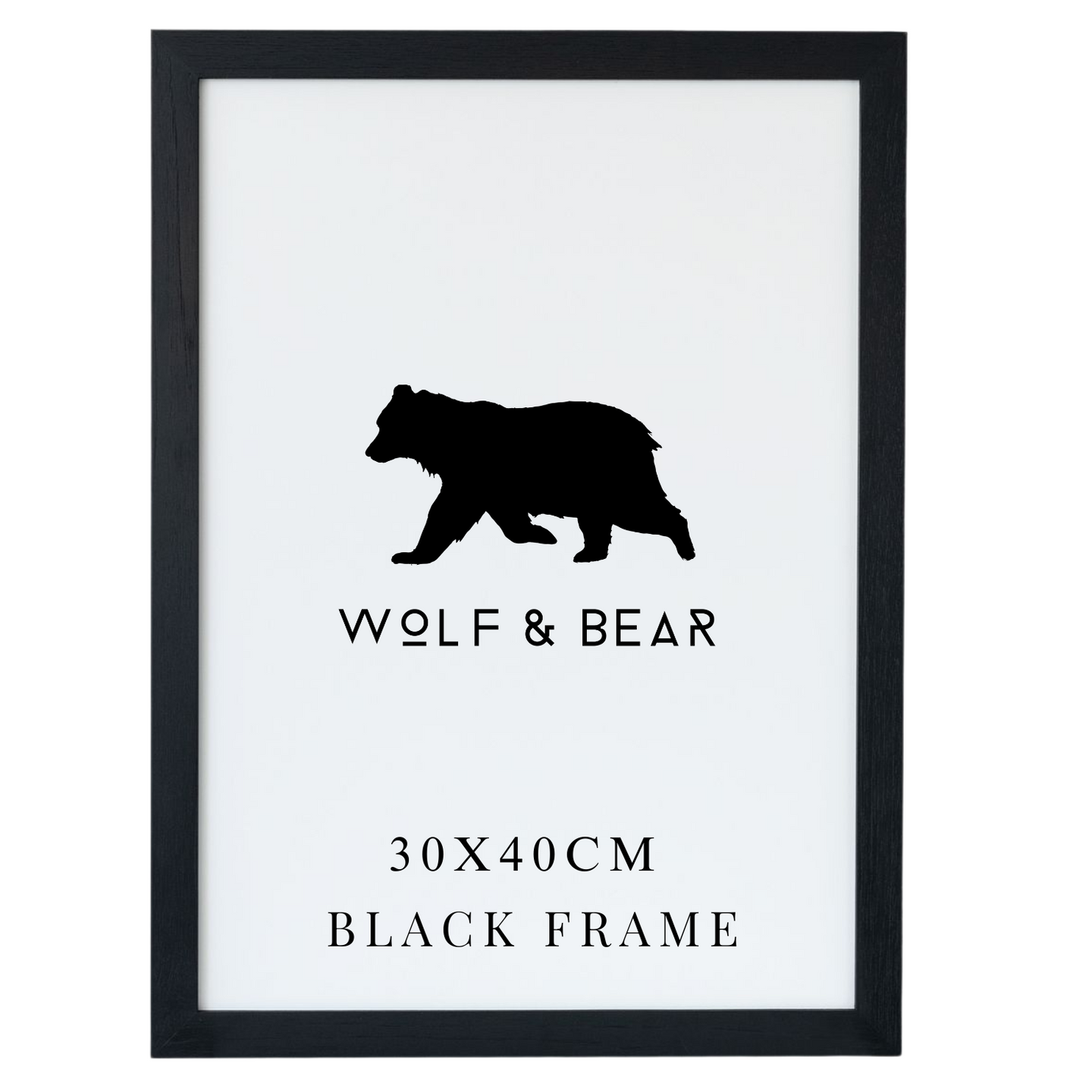 30x40CM Black Frame