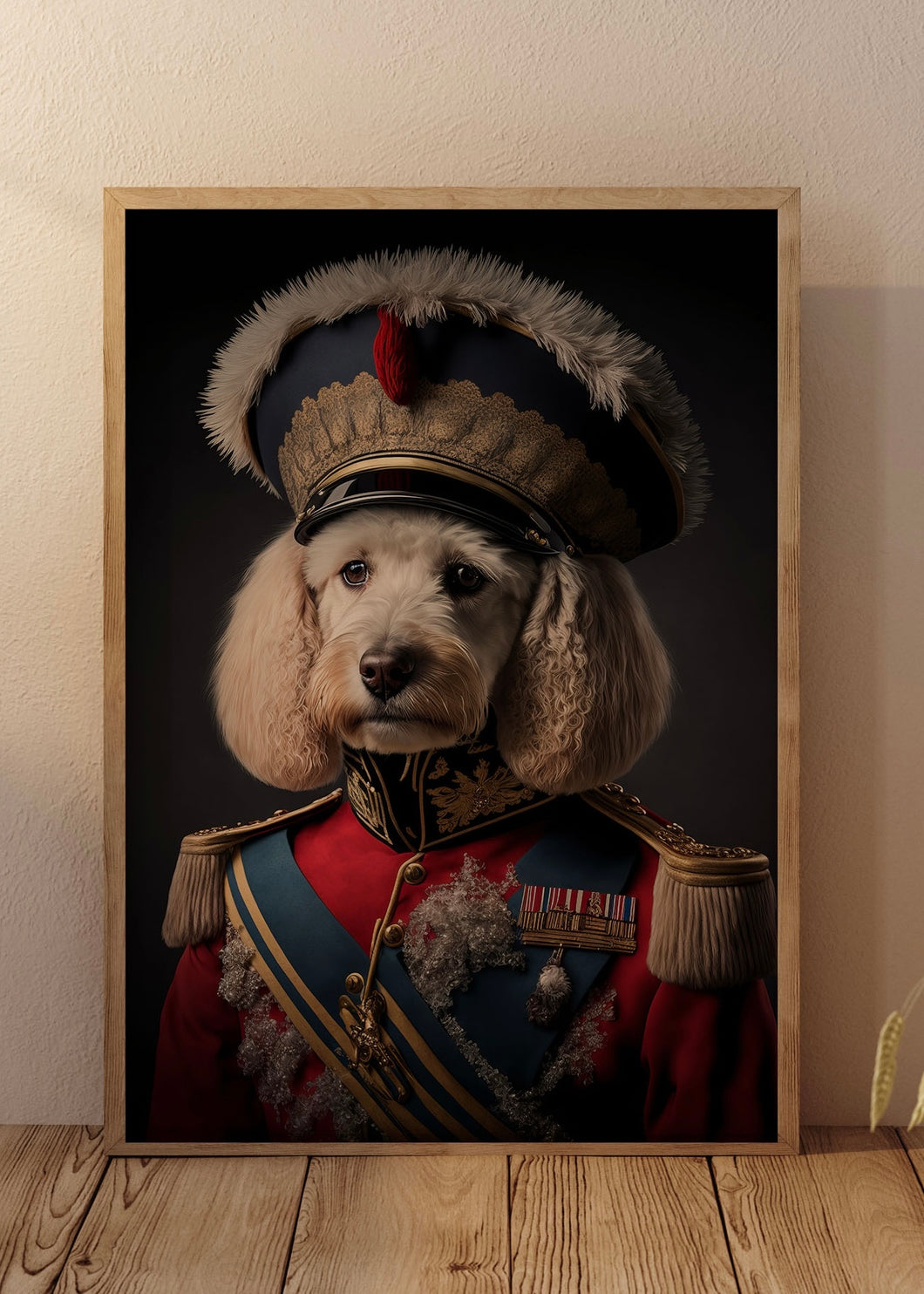 Dog hot sale military portrait