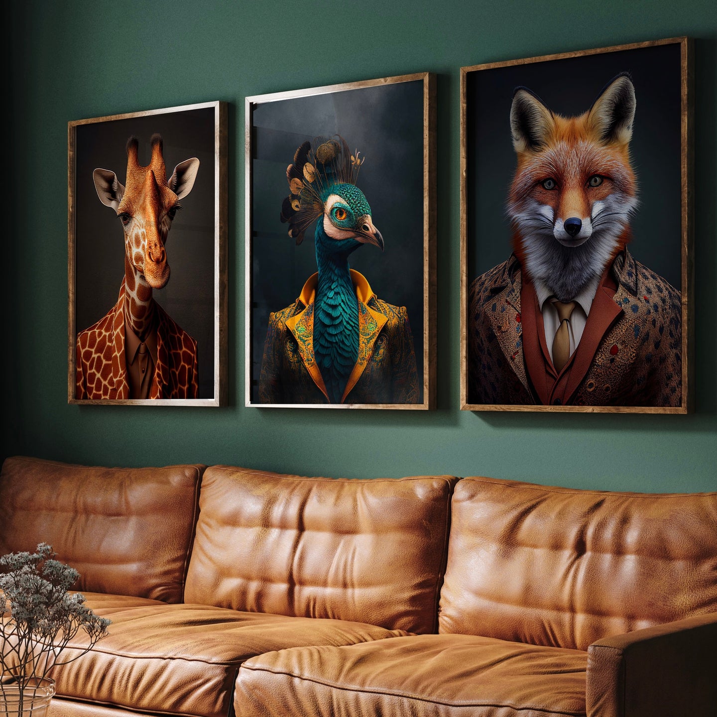 Almost Famous Fabulous Animal Prints | Quirky Gallery Wall Set of 3 Prints