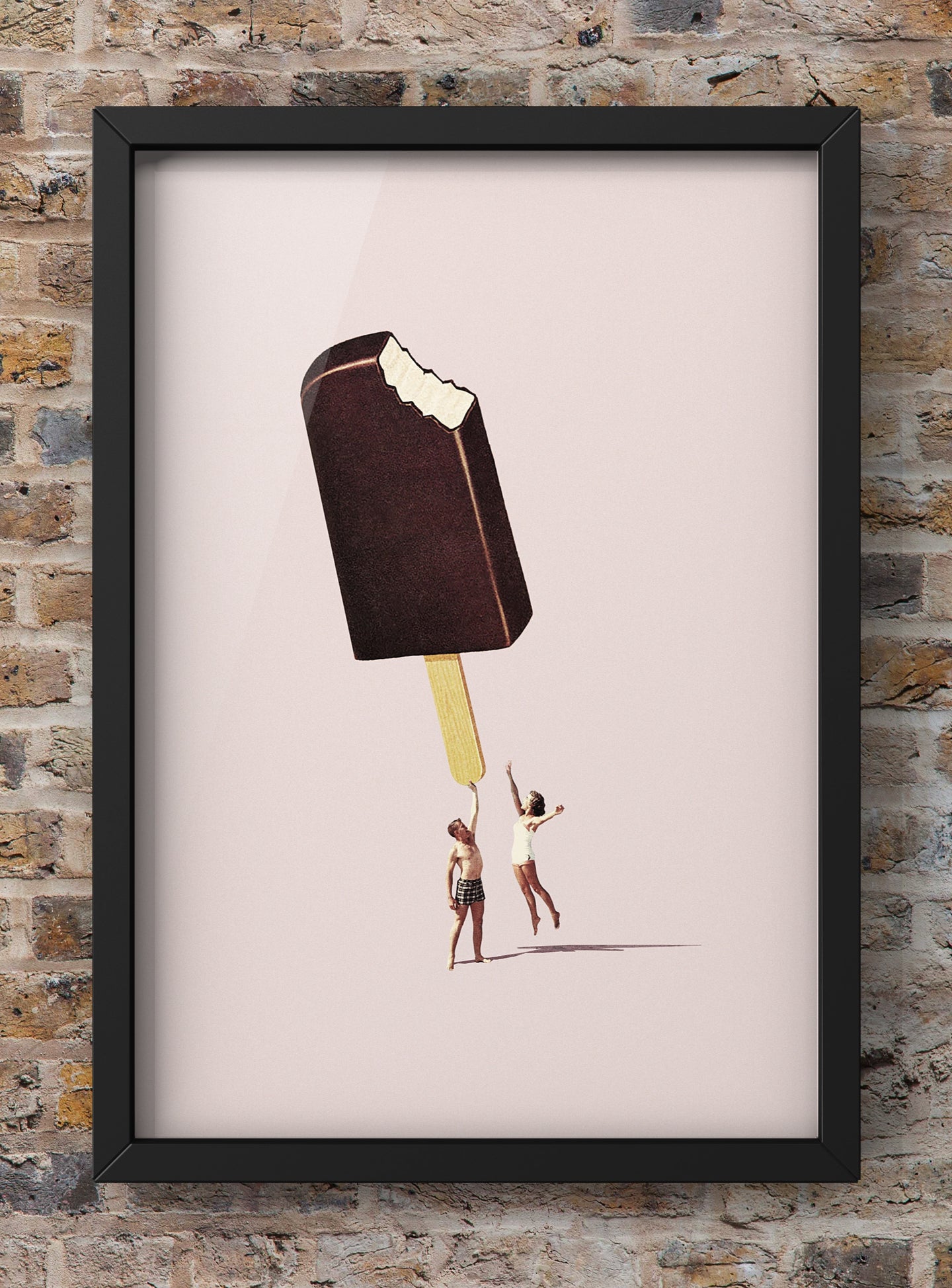 You treat me well by Maarten Leon | Ice Cream Kitchen Wall Art