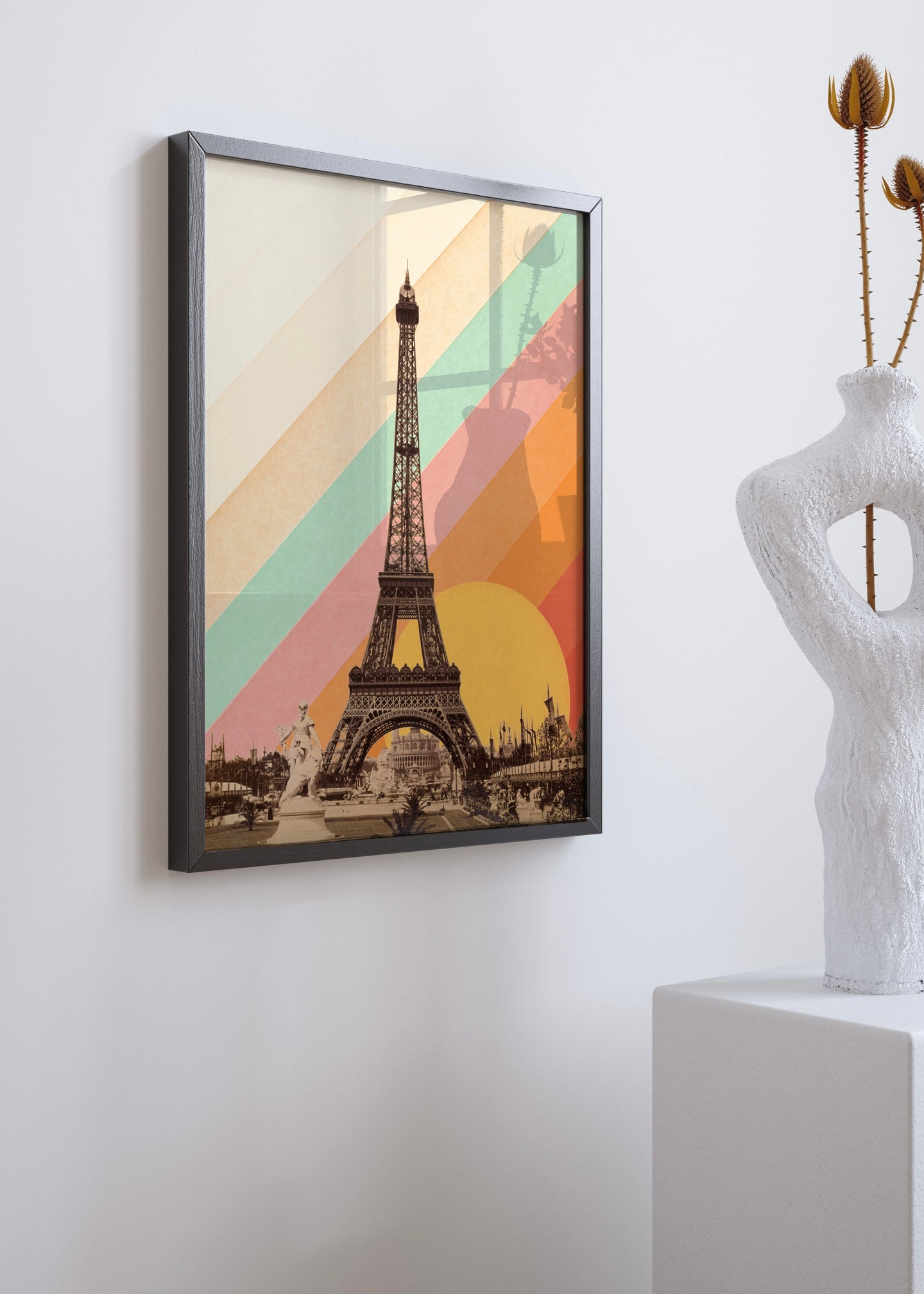 Eiffel Tower Rainbow | Colourful Paris | By Florent Bodart