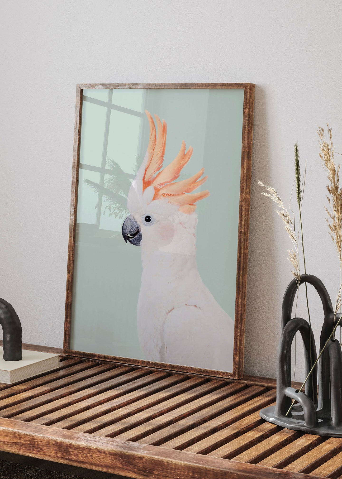 Minimal Cockatoo Animal Print By Kathrin Pienaar