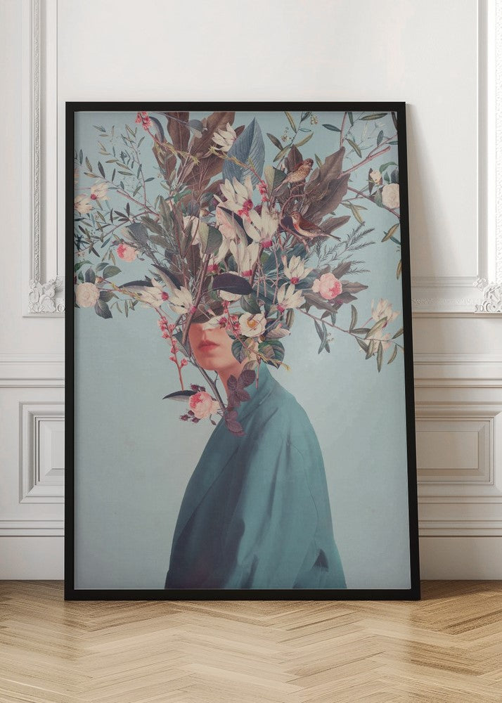 I Was Hidden but You Saw Me, Floral Lady By Frank Moth