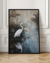 Load image into Gallery viewer, Egret in Lake
