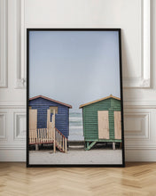 Load image into Gallery viewer, Blue &amp; Green Hut
