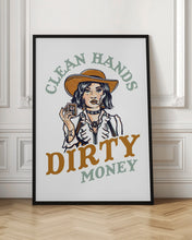 Load image into Gallery viewer, Clean Hands Dirty Money Poker Cowgirl
