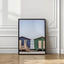 Load image into Gallery viewer, Blue &amp; Green Hut
