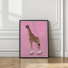 Load image into Gallery viewer, Rollerskating Giraffe
