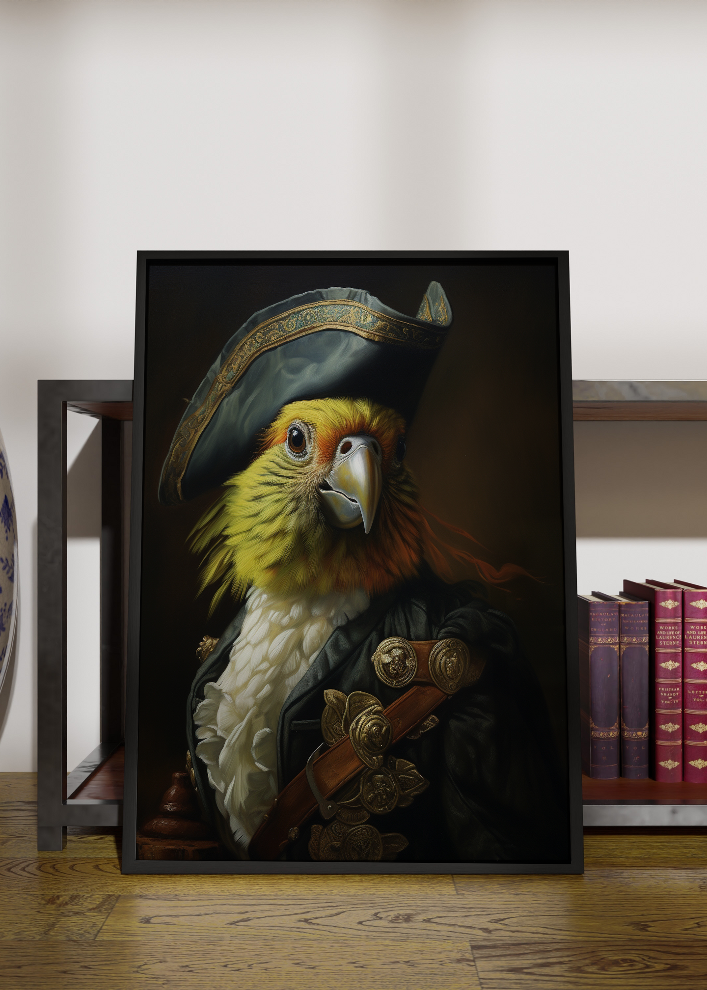 Captain Canary Pirate Portrait | Altered Animal Portrait Wall Art