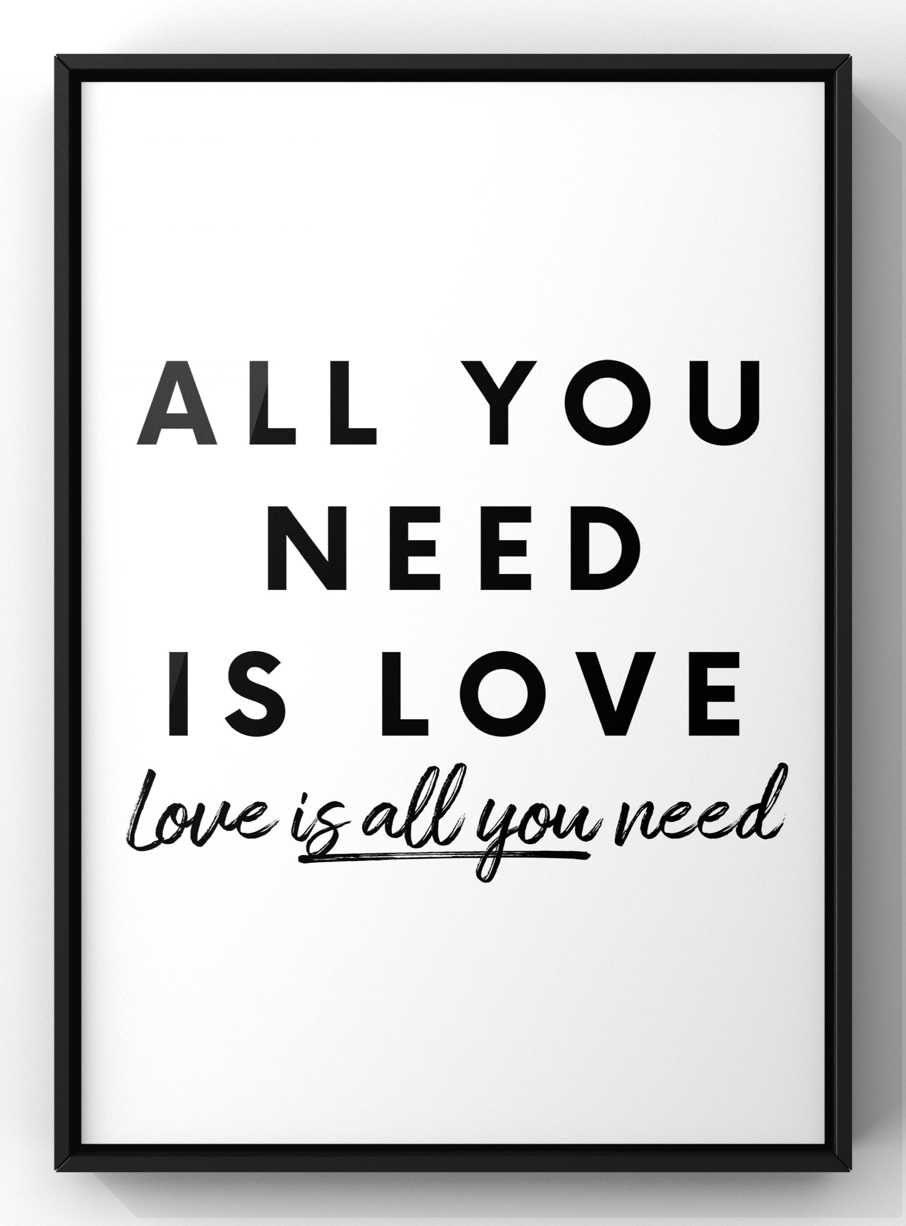 PERSONALISED the Beatles All You Need is Love Music Song,  UK