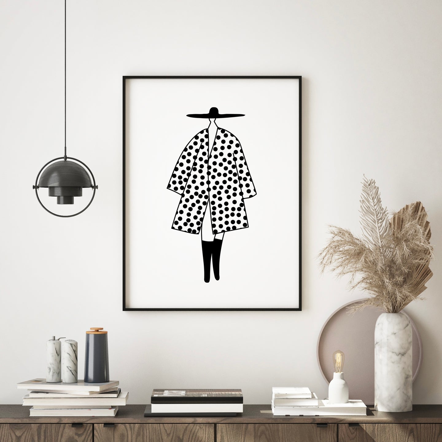 Simplistic Catwalk Print  | Fashion Wall Art