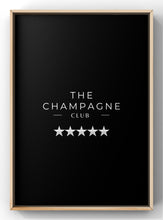 Load image into Gallery viewer, The Champagne Club Five Star Print
