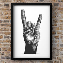 Load image into Gallery viewer, Rock Hand Illustration
